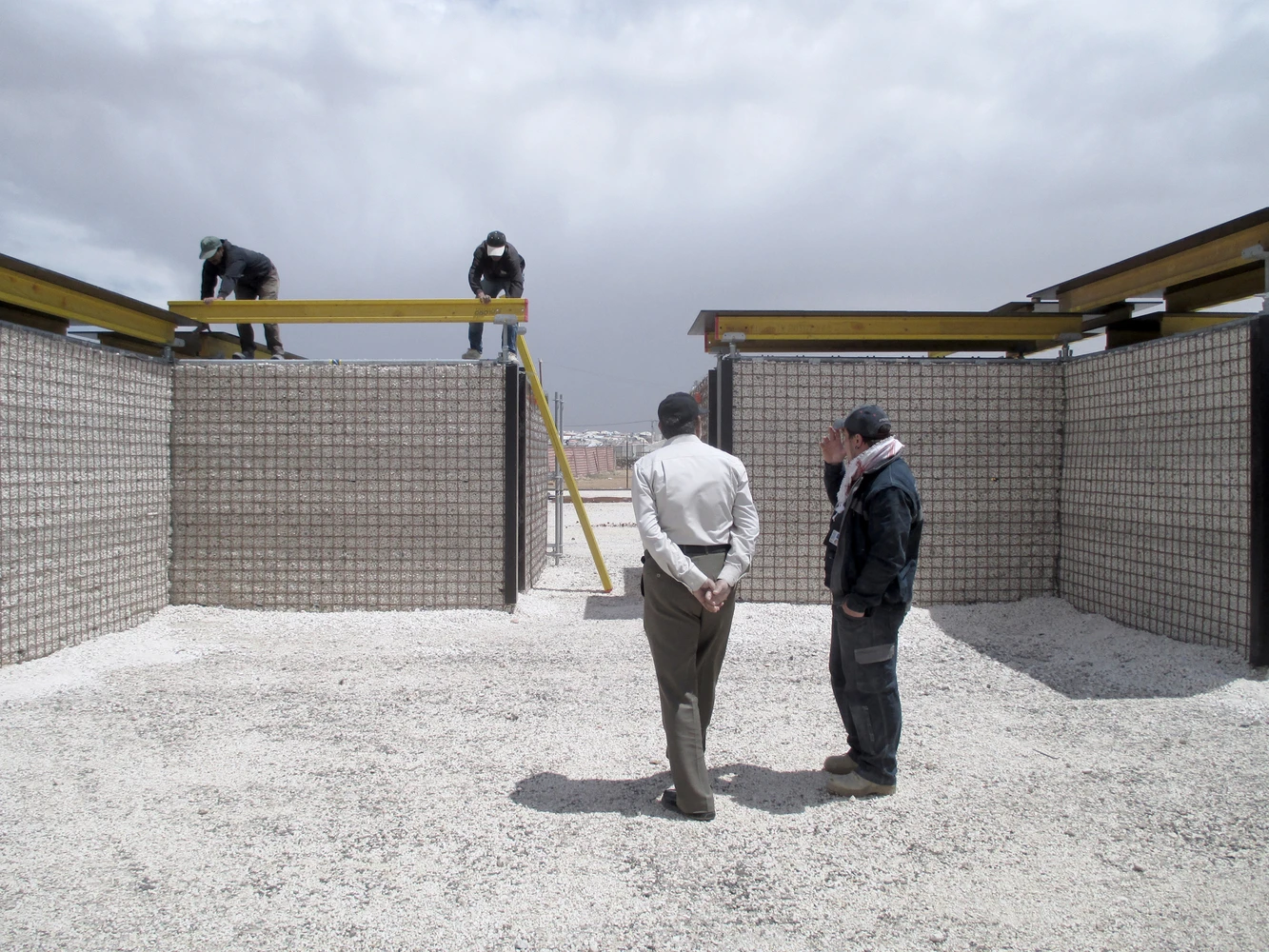 The Re:Build project is the work of Pilosio Building Peace (the non-profit arm of Pilosio S.p.A, a construction and oil rig equipment manufacturer)