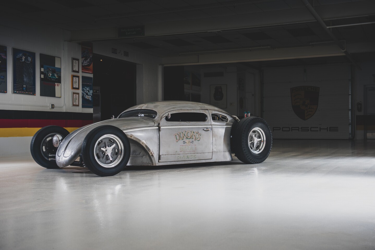 1956 Volkswagen Beetle Outlaw "Death" by Franz Muhr | Estimate: $40,000 to $60,000 | Official Auction Description