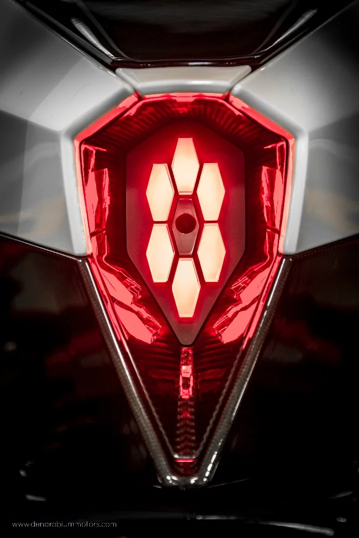 The Dendrobium, by Vanda Electrics: taillight also tells you where the charge is at