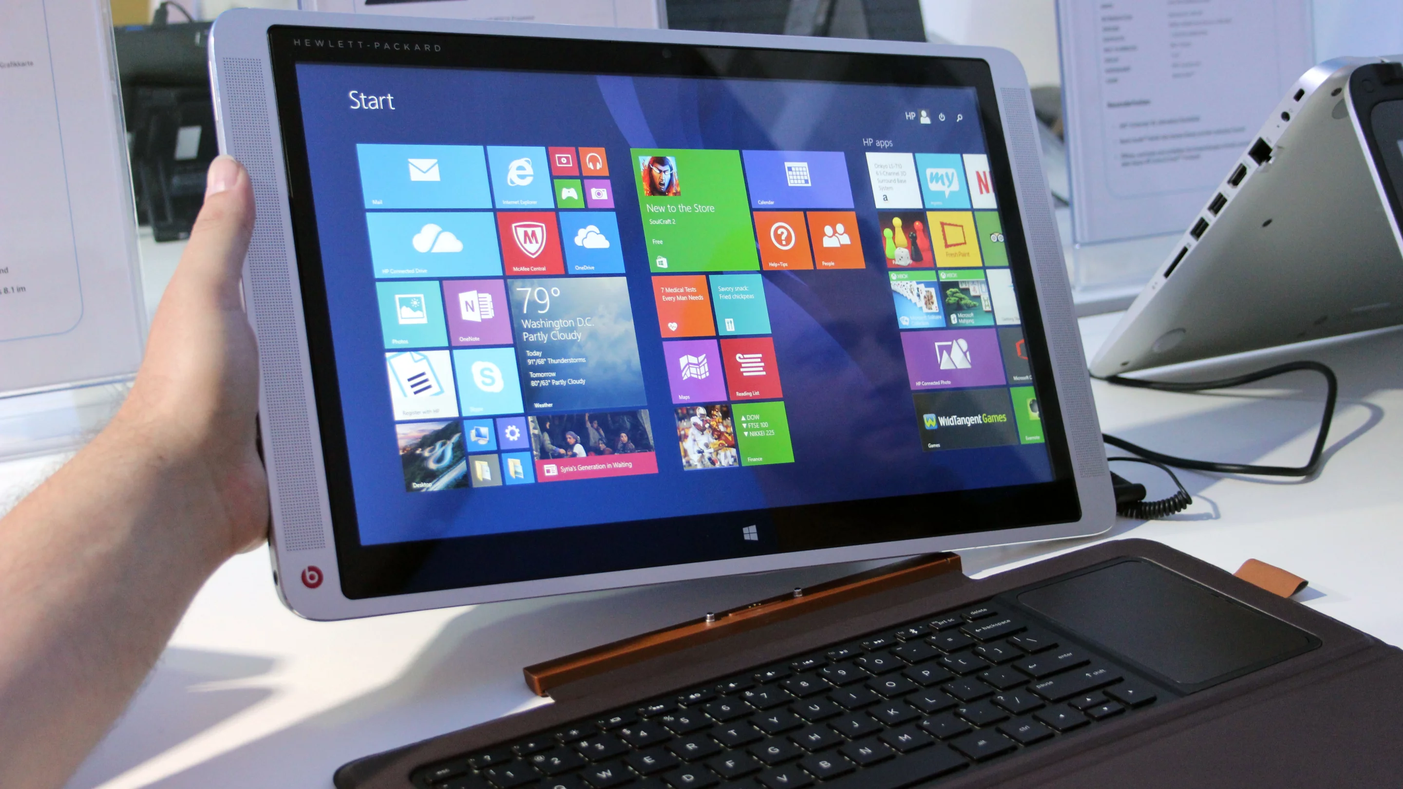 The systems feature Surface-like detachable covers (Photo: Chris Wood/Gizmag.com)