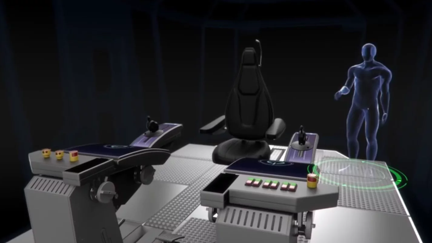 The workstation detects the user and adjusts itself accordingly