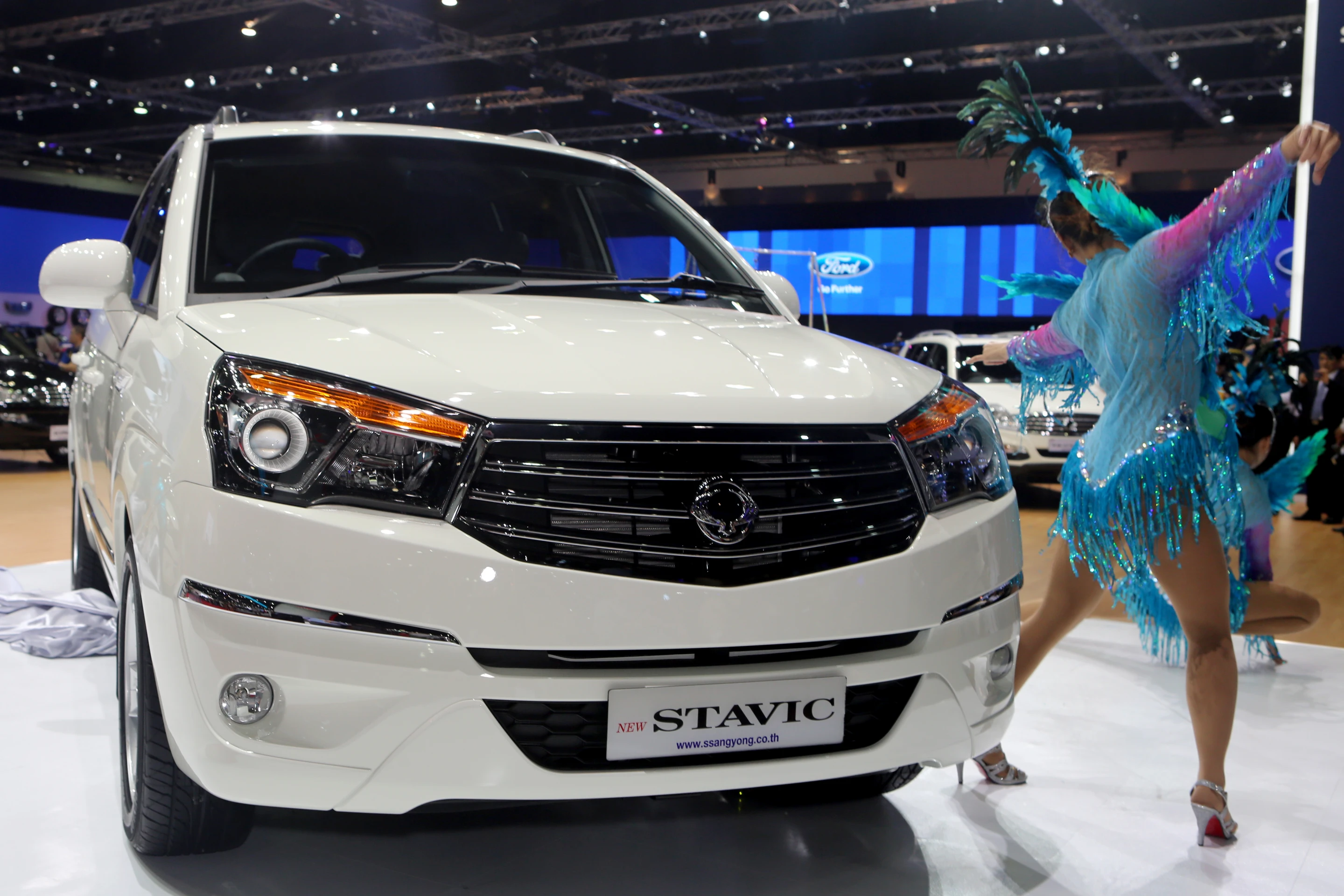 Ssangyong stand, Bangkok International Motor Show, 2013 (Photo: Husna Namirembe/Gizmag)