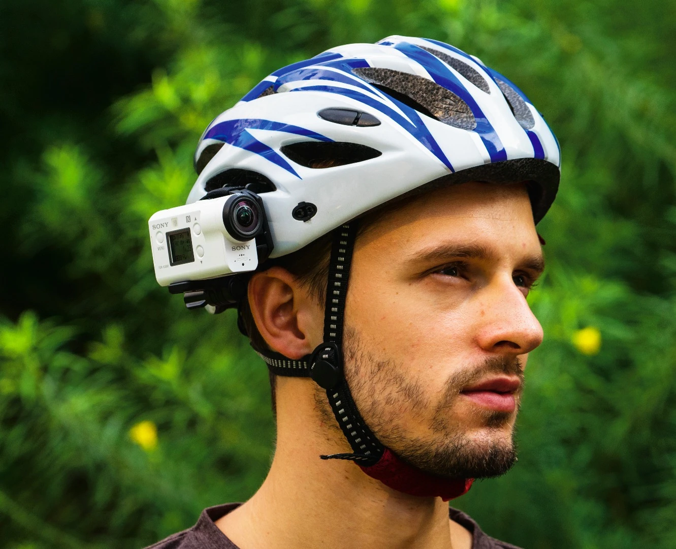 The Sony FDR-X3000 4K action camera features Balanced Optical SteadyShot to stabilize footage