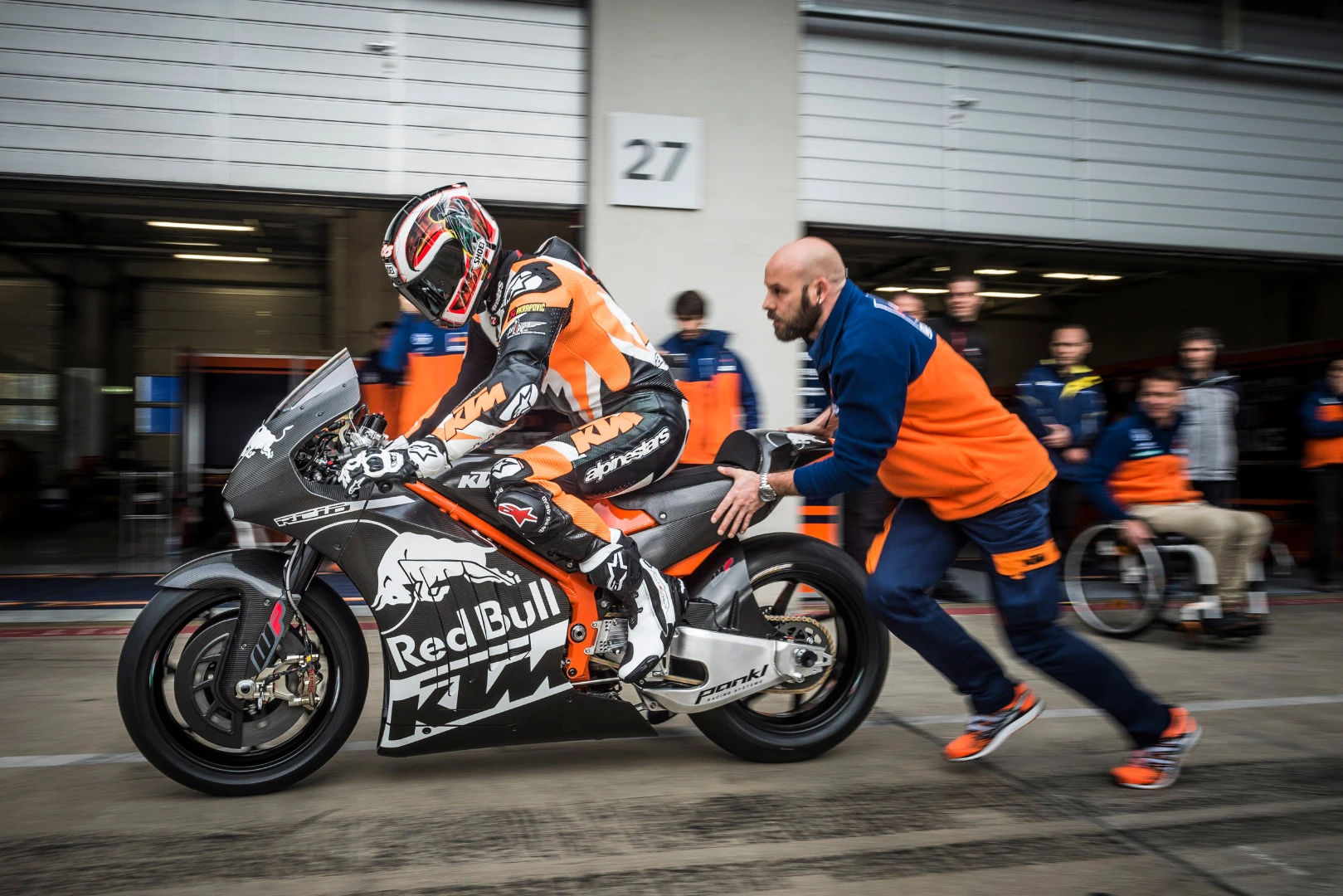 KTM Factory Racing, RC16 with test rider Alex Hofmann
