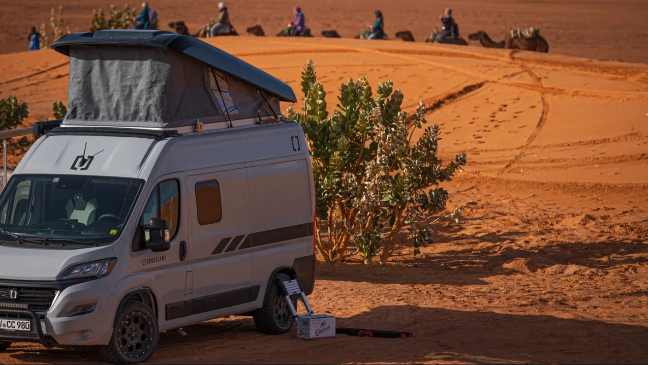 The Flex 541 does not come as a 4WD/AWD, but Crosscamp seems eager to advertise it as an adventure van