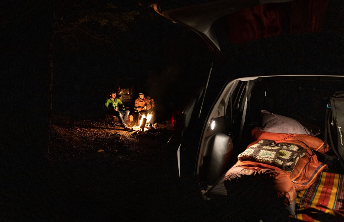 Relax by the fire knowing you have a comfy place to retire for the night