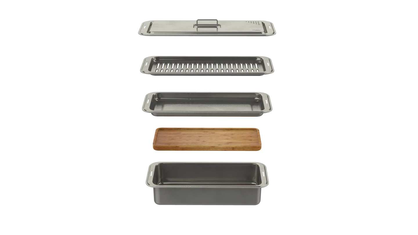 The components of the Cook Set nest together for easy packing