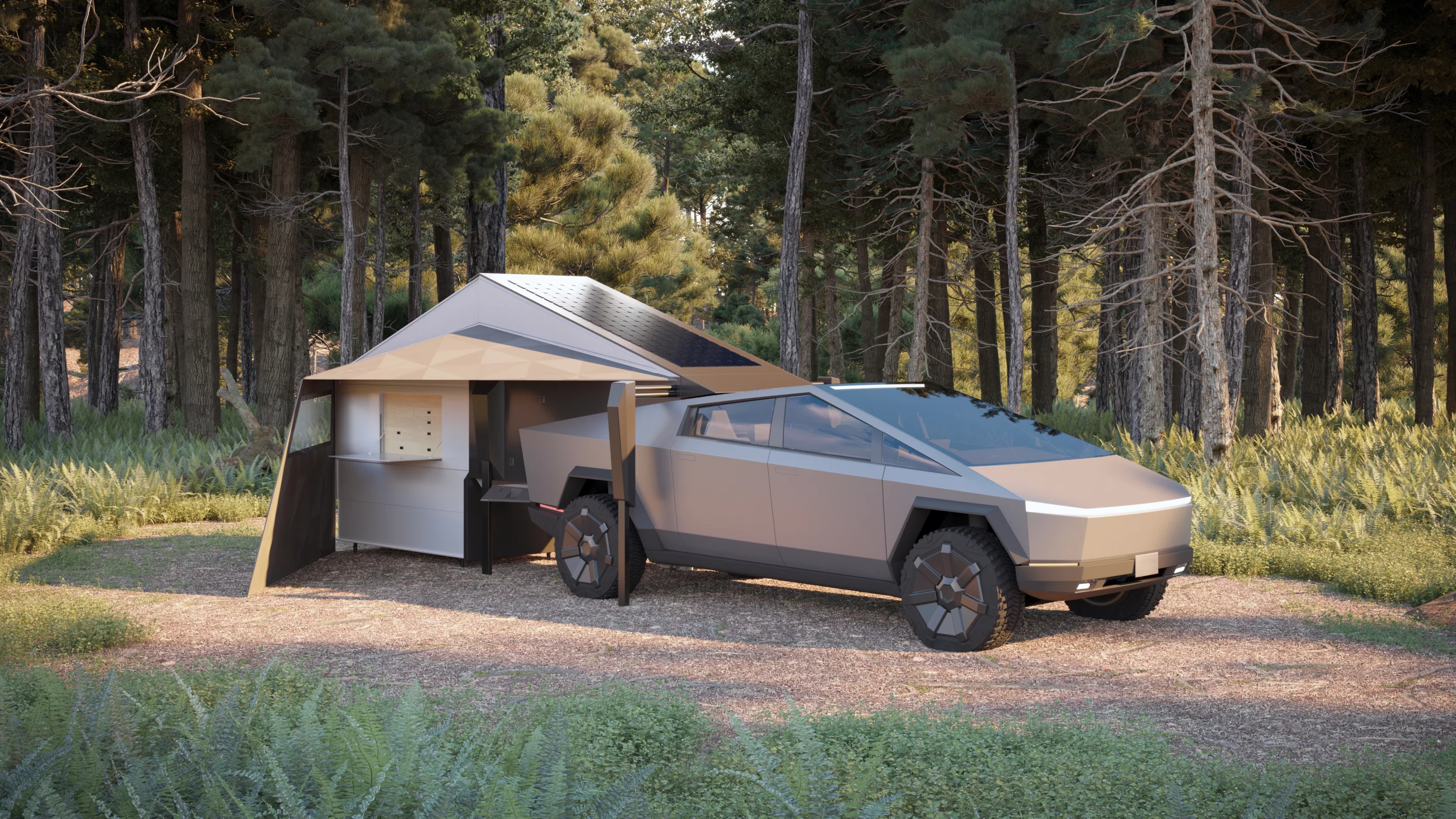 Form Camper looks to create a comfortable, easy-to-use pickup camper that works with both the Cybertruck and traditional pickups
