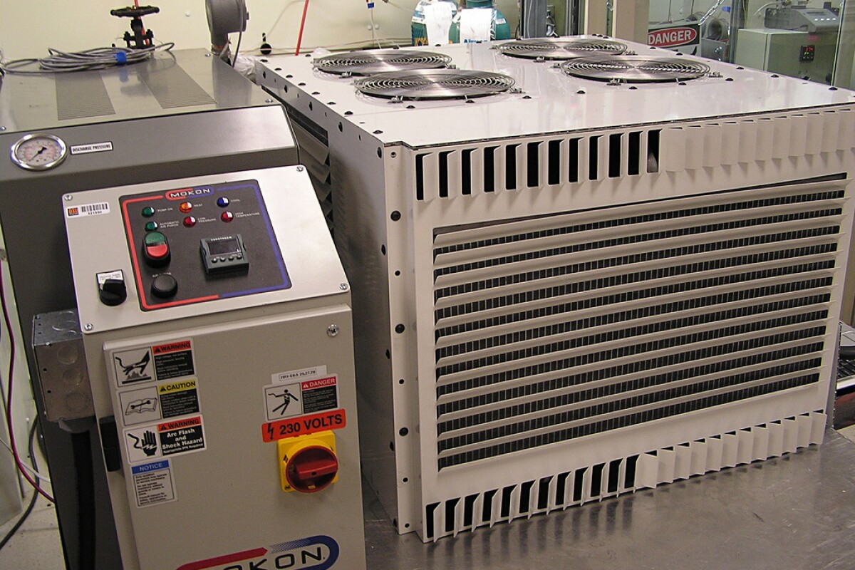 The prototype 'thermally activated cooling system' combines two technologies, for harnessing waste heat and using it run cooling systems (Photo: Oregon State University)