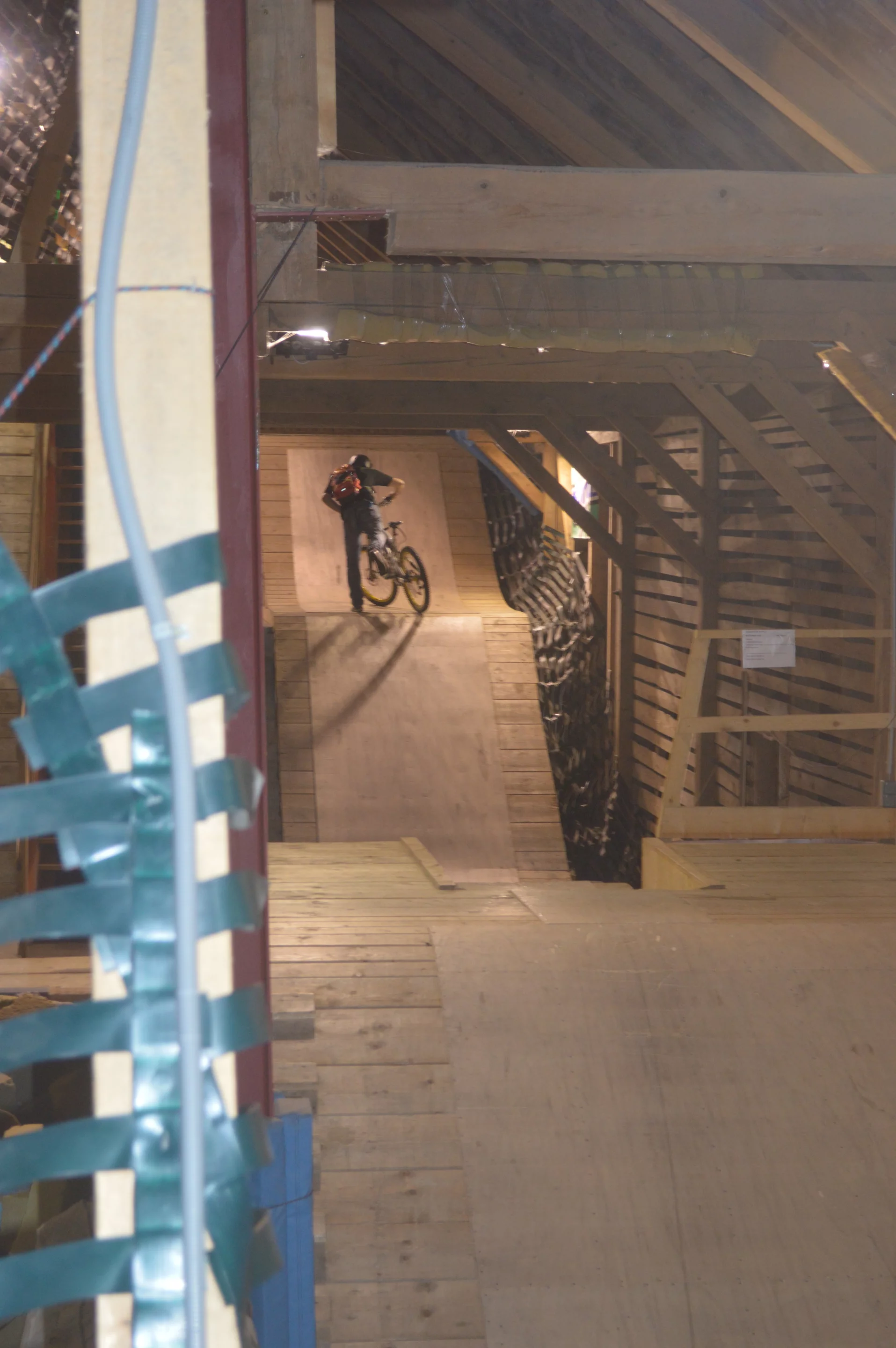 Preining enjoys the indoor ramps just next door to EGO's shop