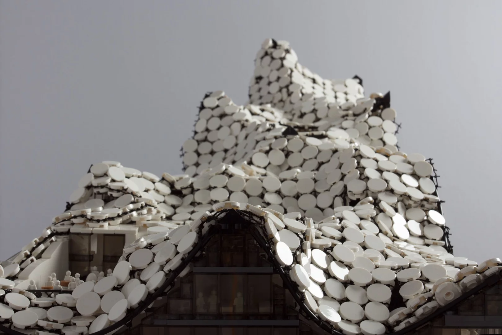 The Elbphilharmonie's distinctive roof was recreated