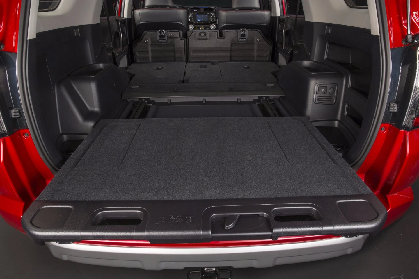 The optional cargo deck is designed to make reaching your cargo easier. We didn't find much use for it on our short trip, but some might.