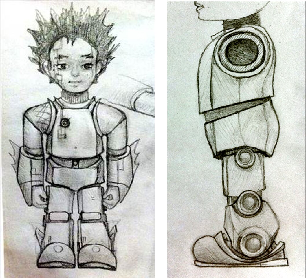 Early Zeno R25 design sketches