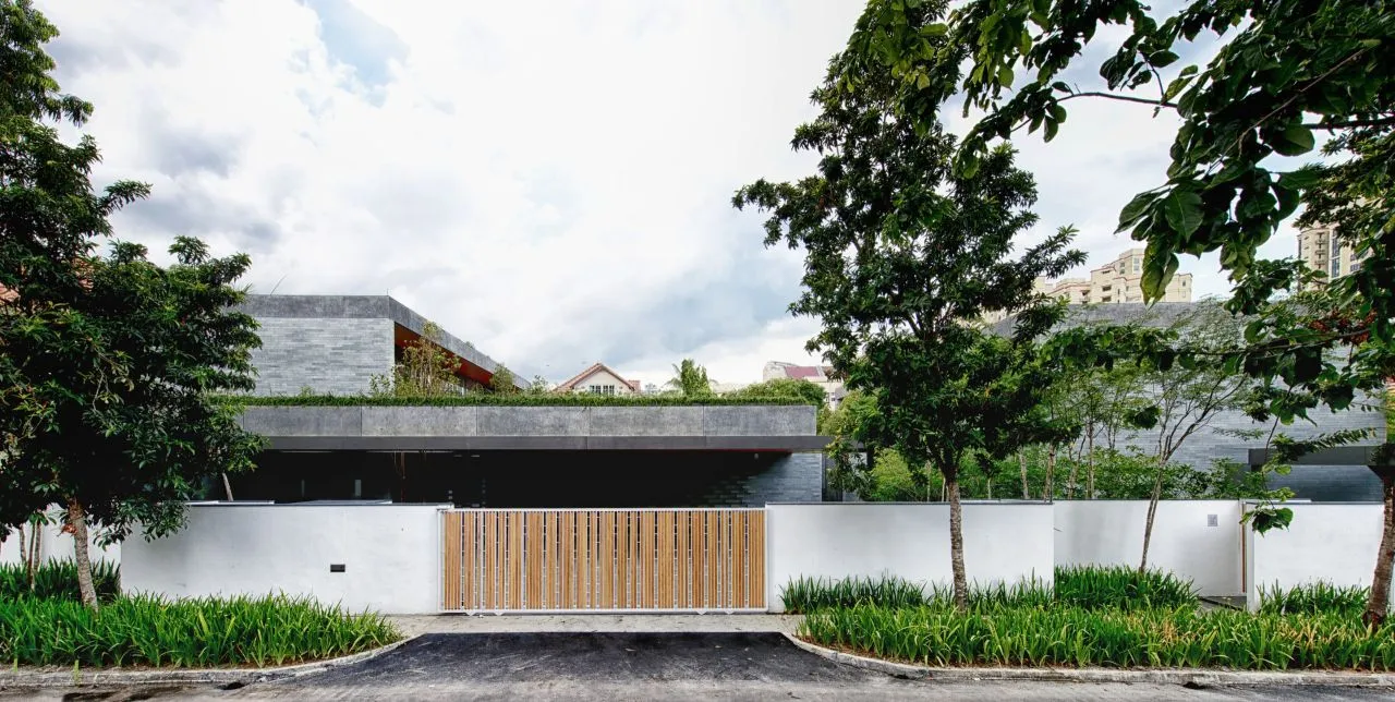 A view of The Wall House from outside the property (Photo: Bryan van der Beek and Edward Hendricks)