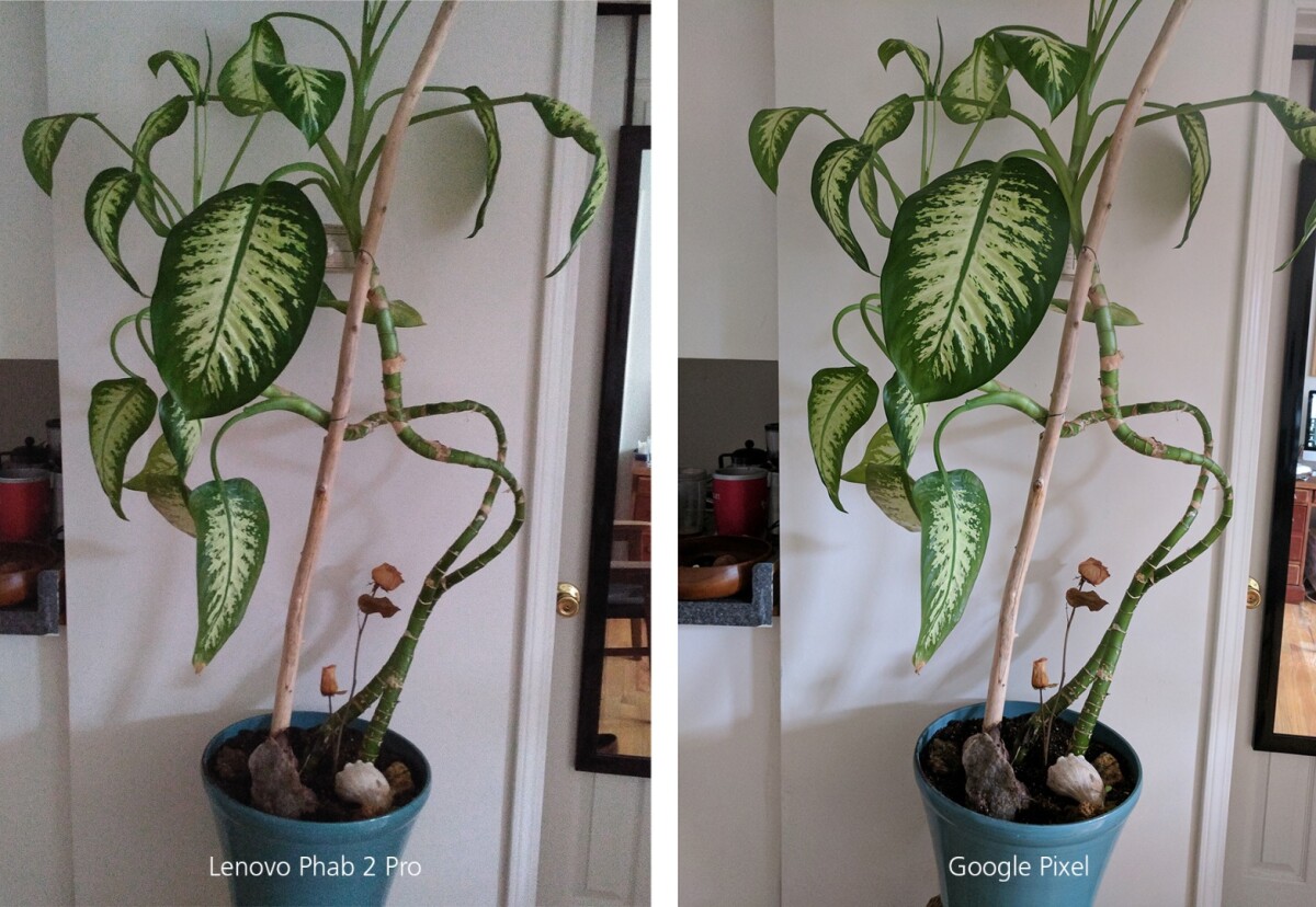 Camera comparison, indoors with low natural light