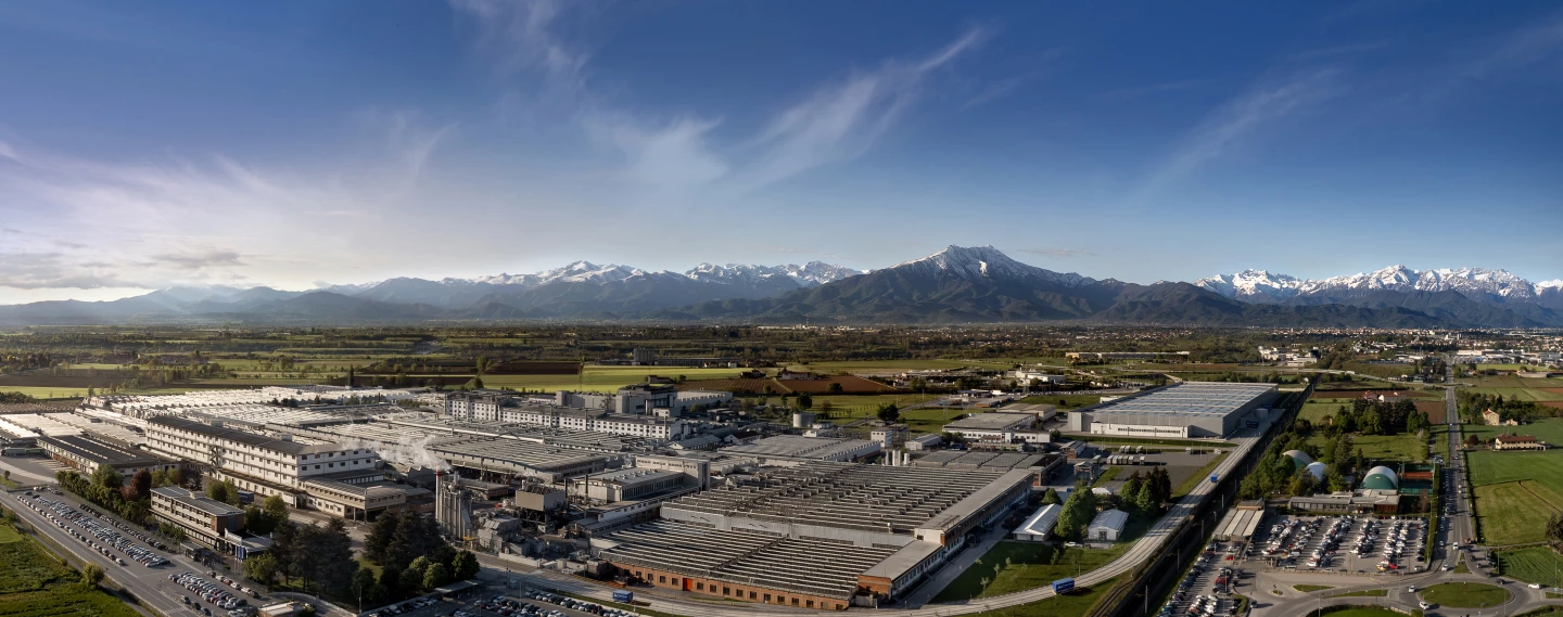 The Michelin plant in picturesque Cuneo, Italy – a 925,000 square metre site producing some 40,000 tires per day