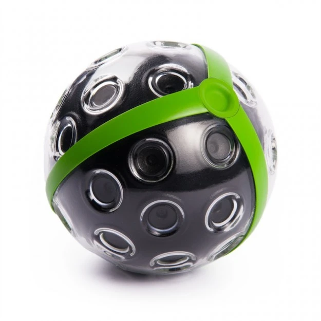 Panono’s ball camera, armed with 36 tiny lenses, is capable of capturing a 72 megapixel panoramic scene from an elevated position