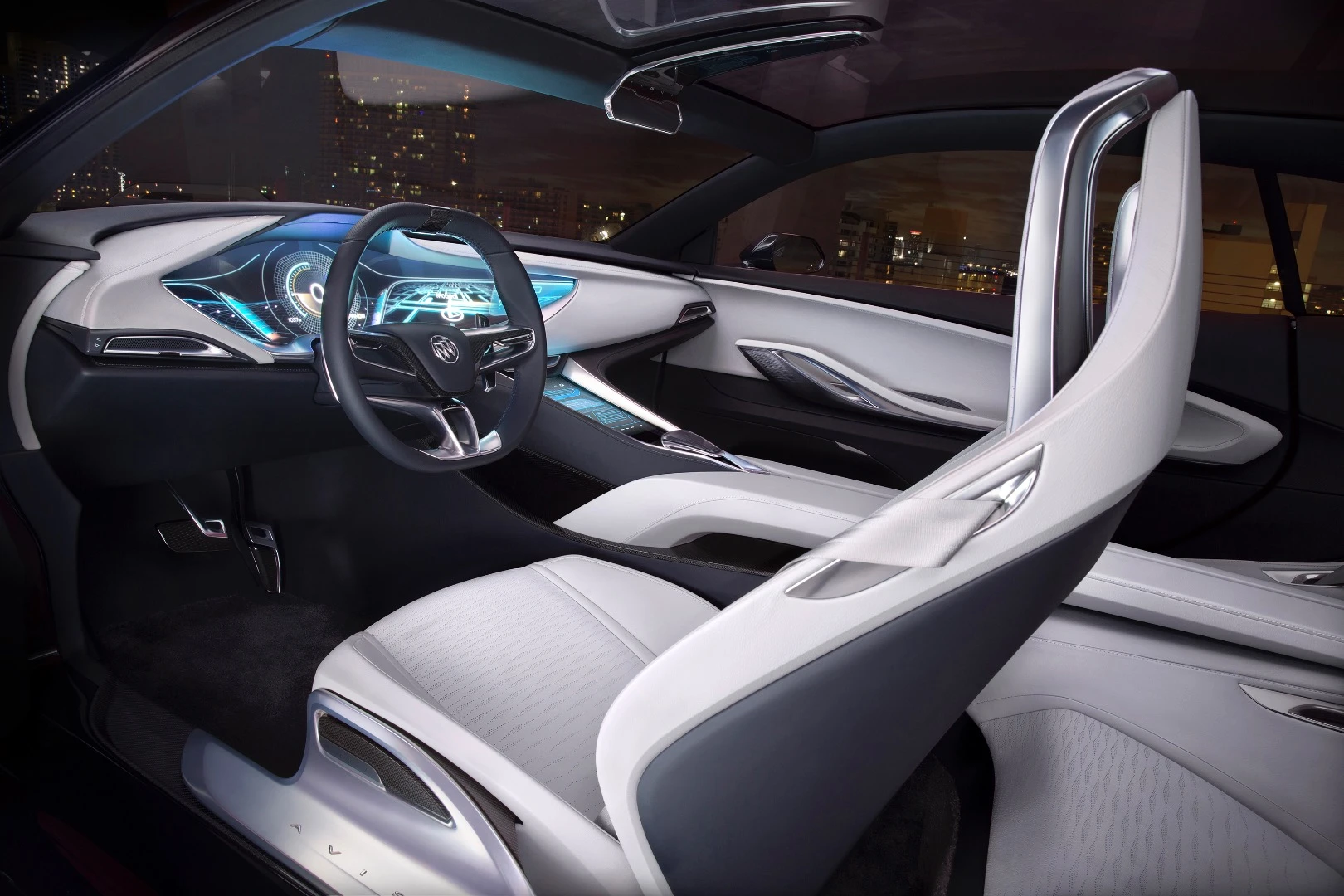 The infotainment system includes an expanded digital instrument panel