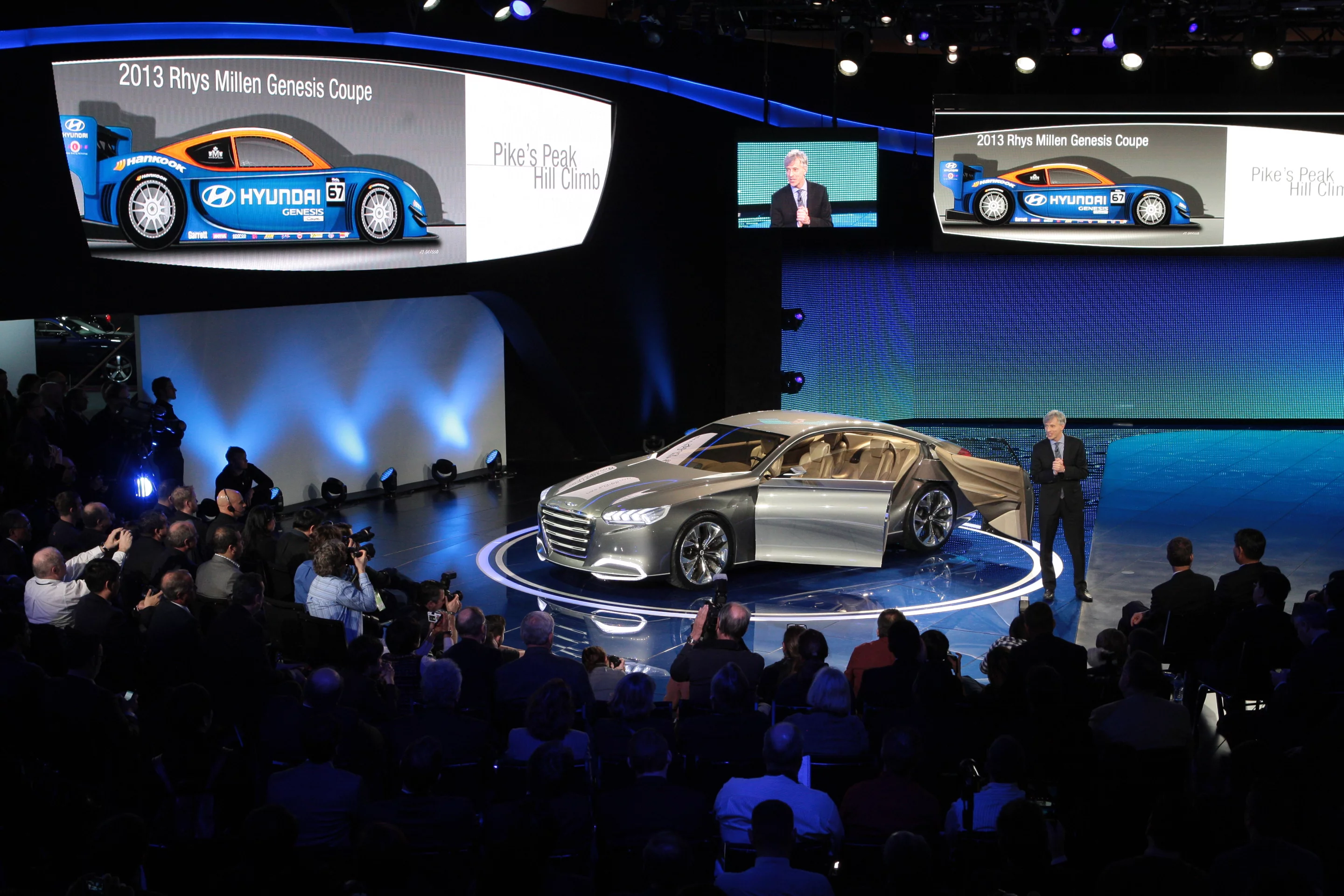 The Hyundai HDC-14 Genesis concept at the North American International Auto Show