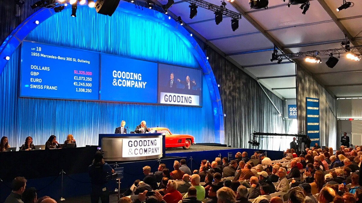 This 1955 Mercedes-Benz 300 SL Gullwing sold for $1,457,500