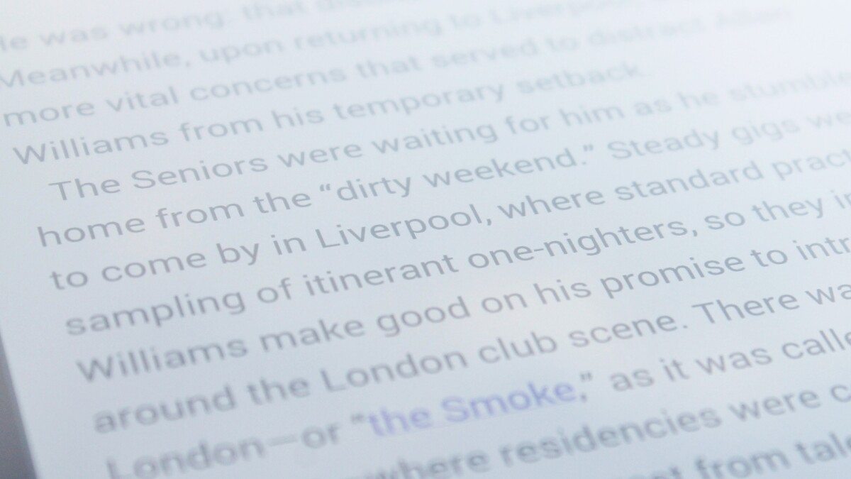 Text is extremely sharp, making the Nexus 7 an absolute joy to read on