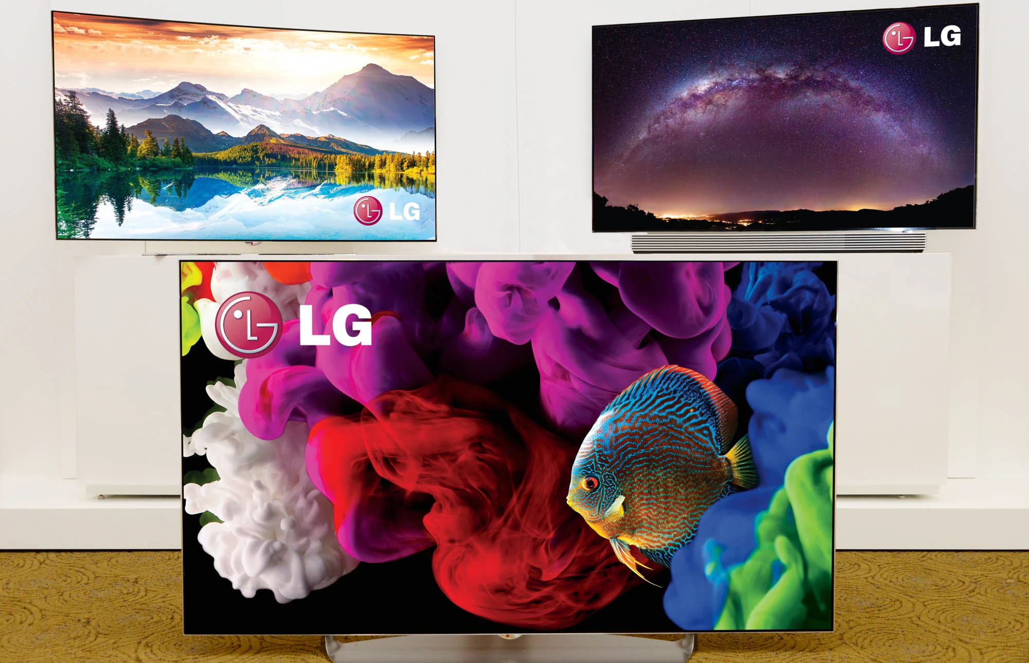 LG's new 4K OLED lineup ranges in size from 55- to 77-in