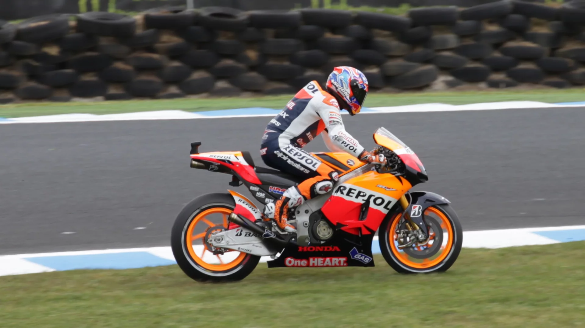 Casey Stoner at the Australian round of the 2012 MotoGP