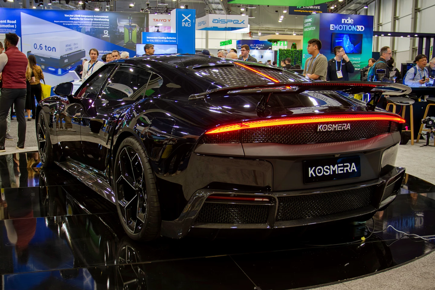 The Kosmera Nebula 1 boasts a 1,876-horsepower output and a 0-60 mph time of 1.8 seconds