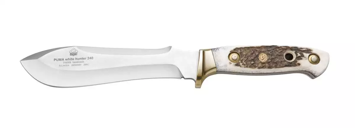 Puma White Hunter with brass bolster