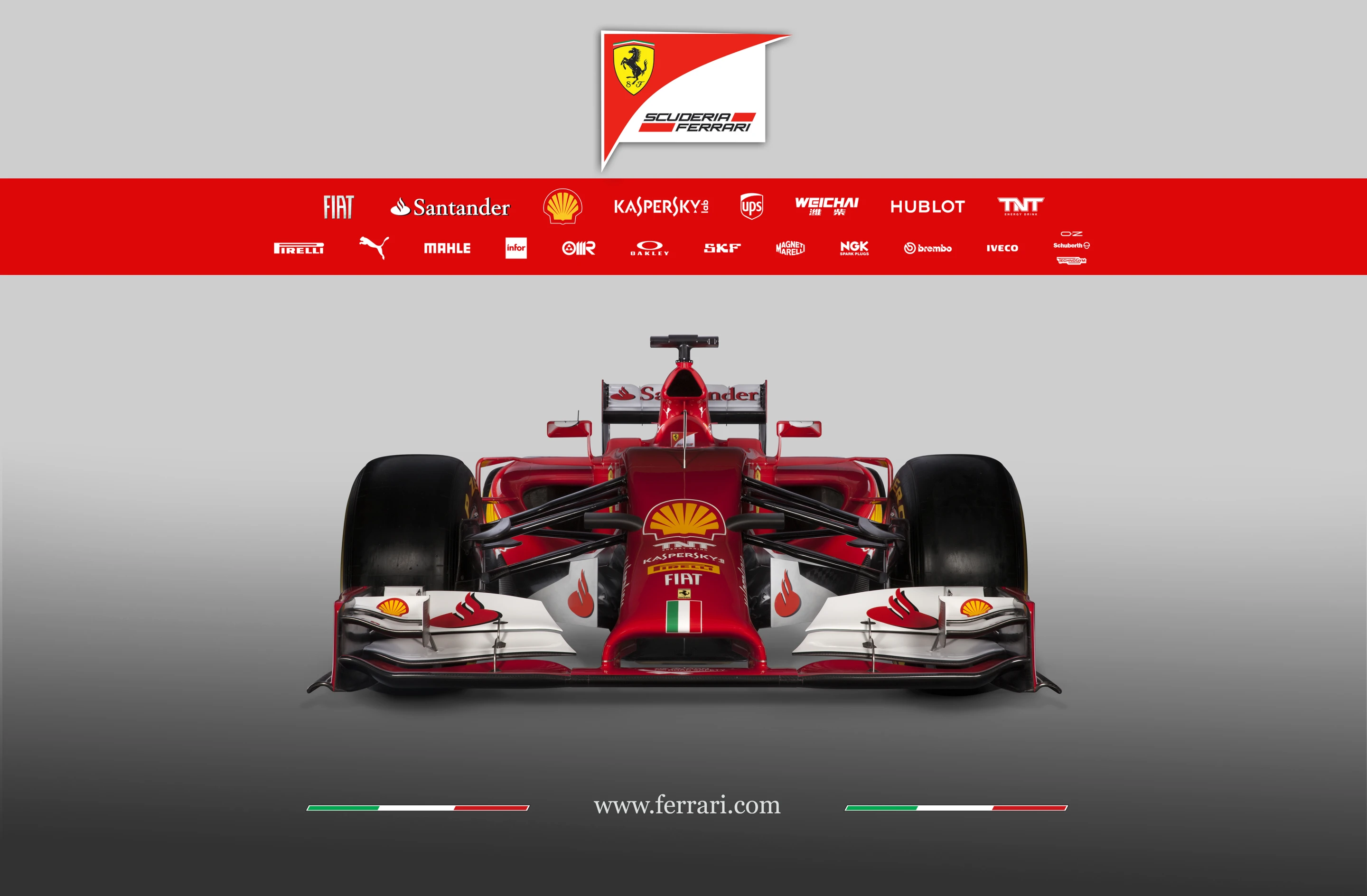 The front wings on the Ferrari F14-T had to come in 75 mm each side to meet new requirements