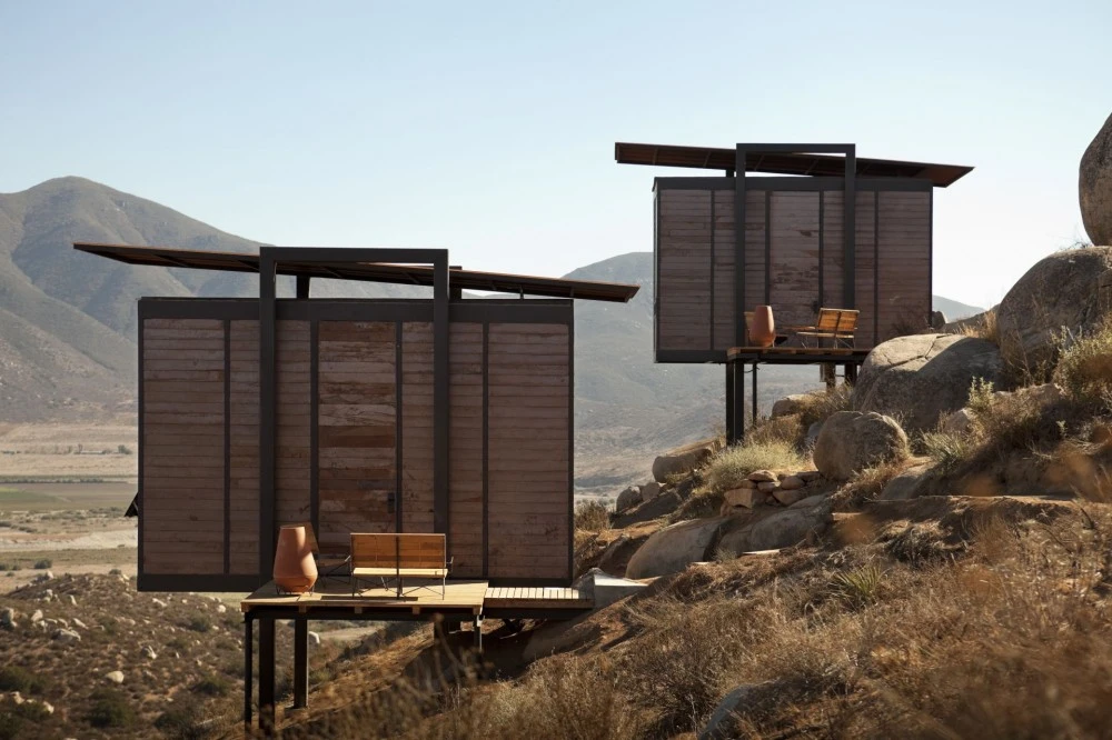 Hotel Endemico is a romantic hideaway located in Valle de Guadalupe, Baja California, Mexico