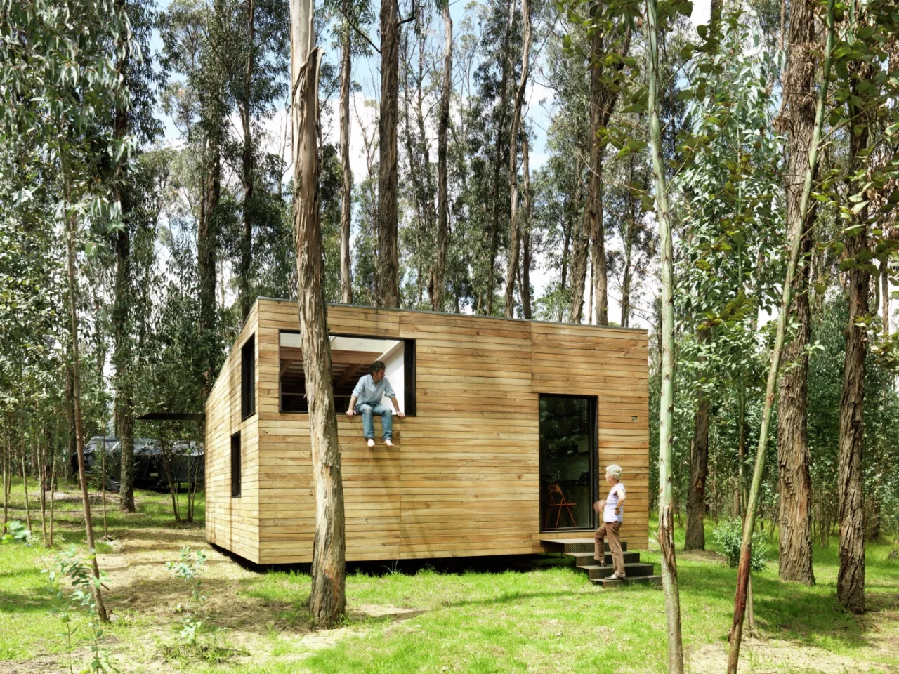 The roof helps reduce the surface temperature of the home, keeping the interior cooler during the warmer months, while also preventing heat loss during the winter months