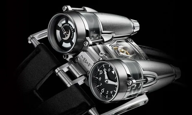 The Horological Machine No. 4 Thunderbolt is a titanium and sapphire watch inspired by aircraft, that costs almost US$200,000
