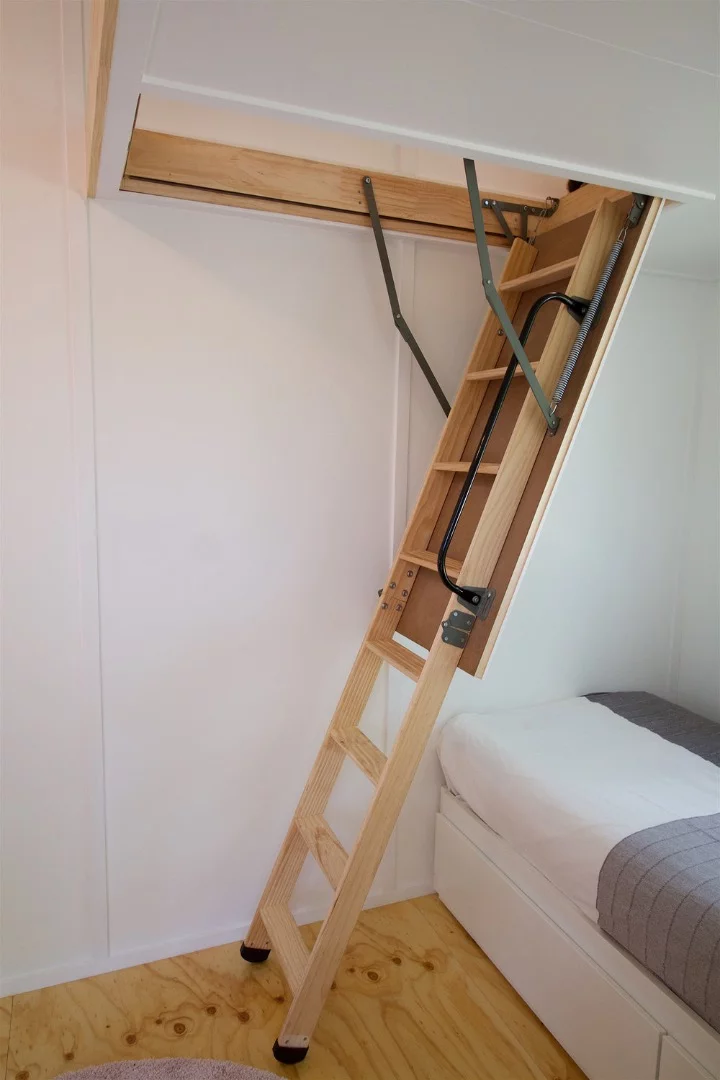 The Swallowtail's drop-down loft ladder