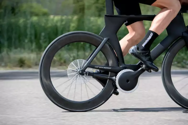 CeramicSpeed's DrivEn pinion-style shaft-drive system turned a lot of heads this year