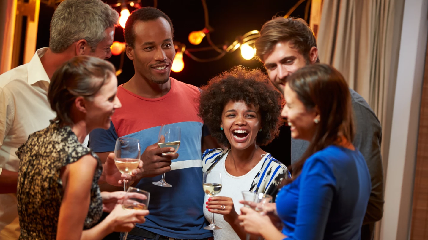 Social drinking produces a euphoria that's not seen with drinking alone