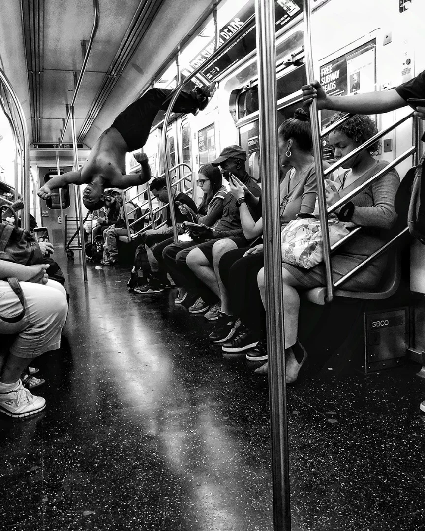 Honorable mention in the Street Photography category. The "L" Train