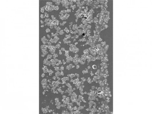 The antibacterial agent ciprofloxacin suspended in a biodegradable polymer, which can be inserted into a contact lens.Photo credit: MIT, Massachusetts Eye and Ear Infirmary, Children's Hospital, Boston