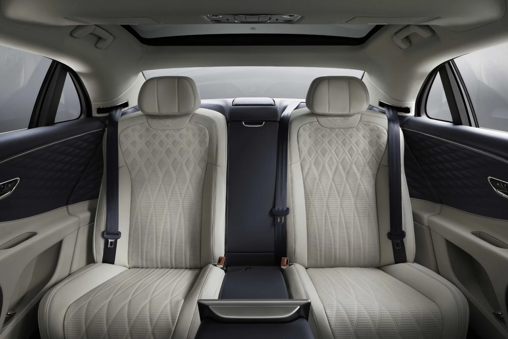 Bentley owners are expected to spend as much time in the back seat as the front, so nobody's skimping on comfort back here