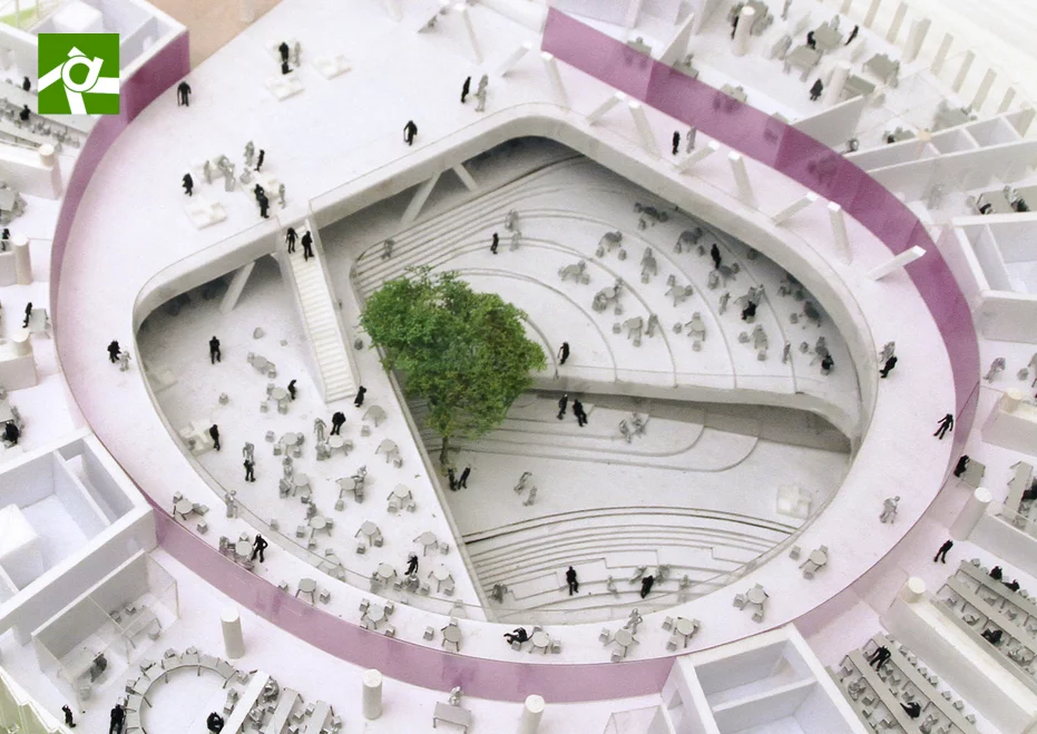 A BIG visualization of its Faroe Islands Education Center (Image: BIG)