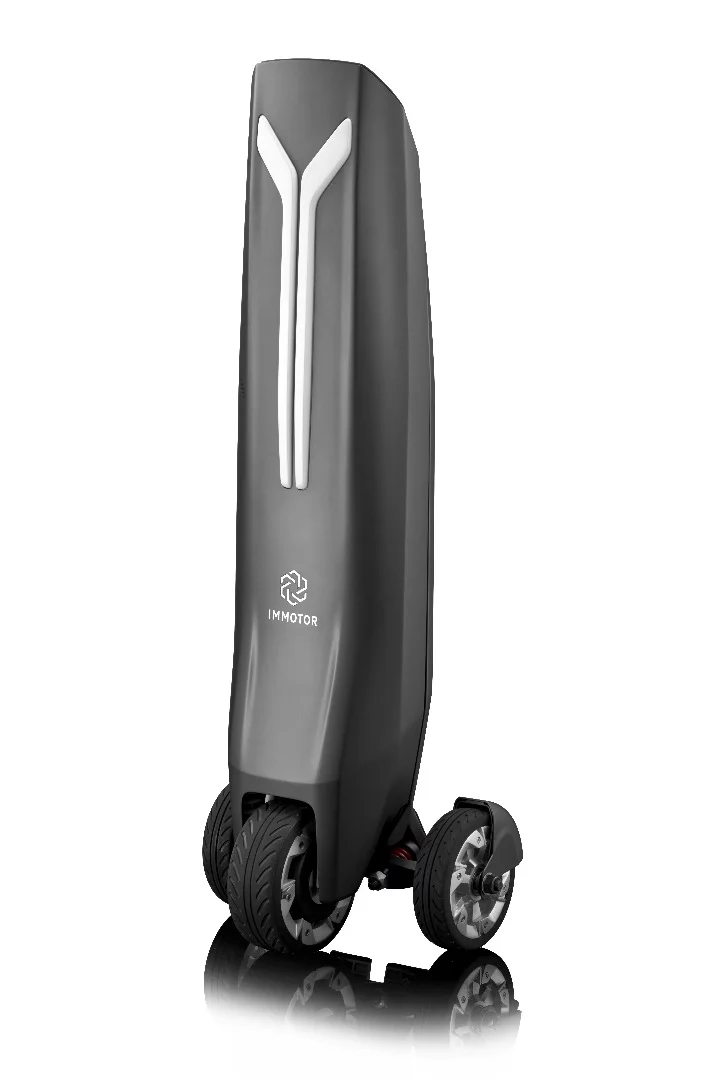 Immotor Go scooter in folded mode