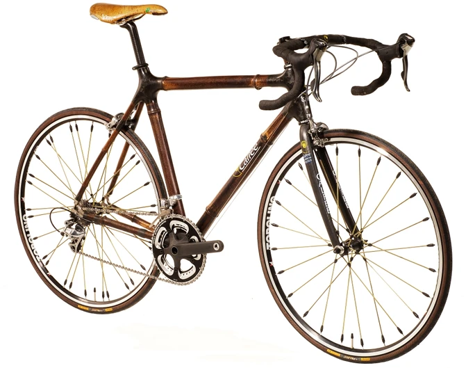 The Calfee Design Bamboo road racing bike