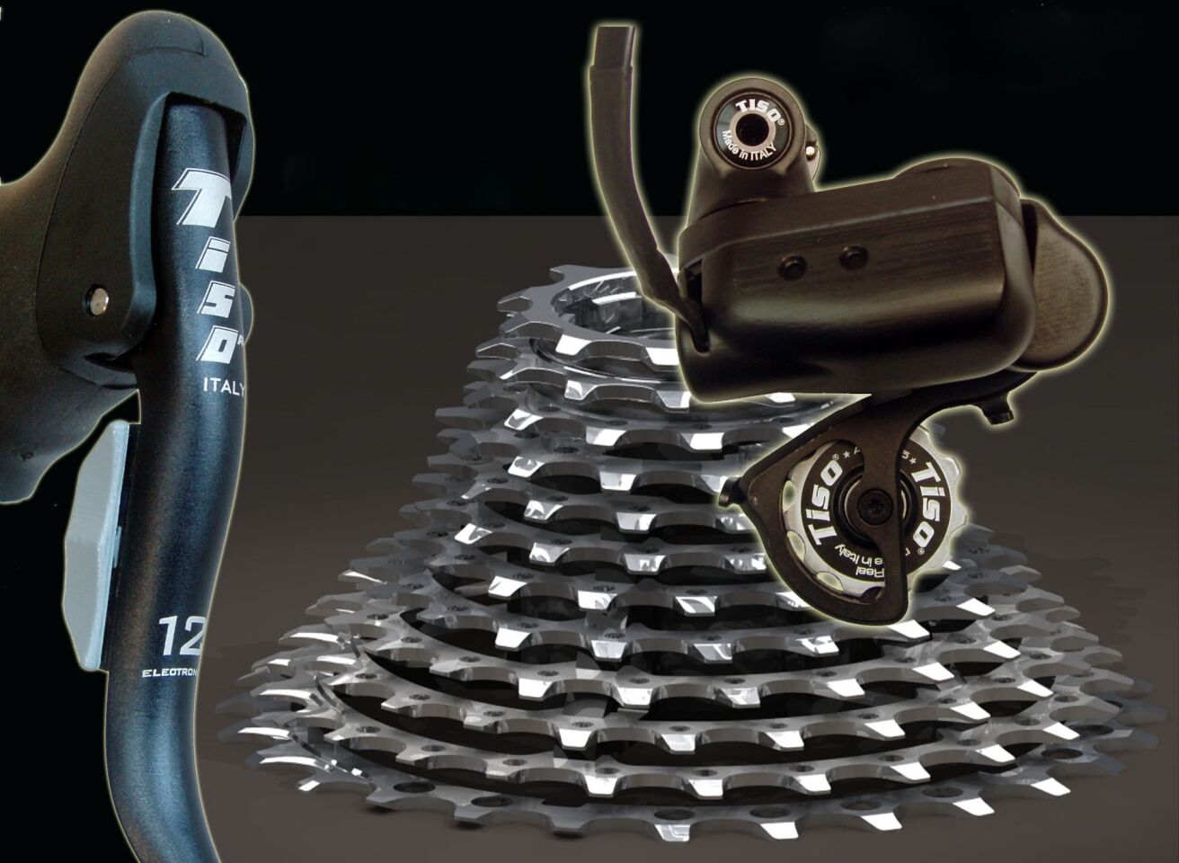 The Tiso bicycle components company has an unveiled a wireless electronic gear-shifting system