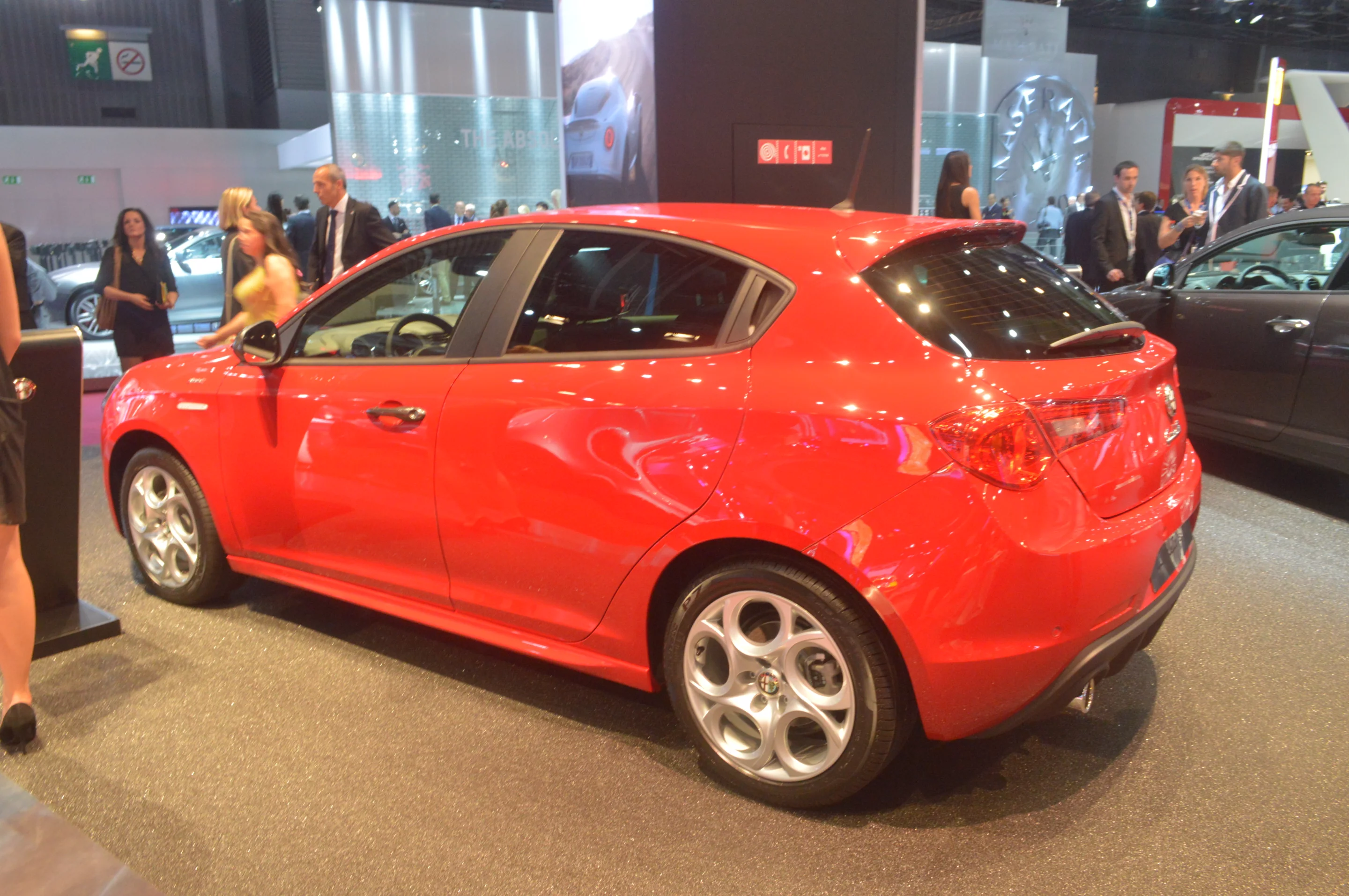 The all-new Sprint is a tribute to the 1954 car also on display in Paris (Photo: C.C. Weiss/Gizmag)