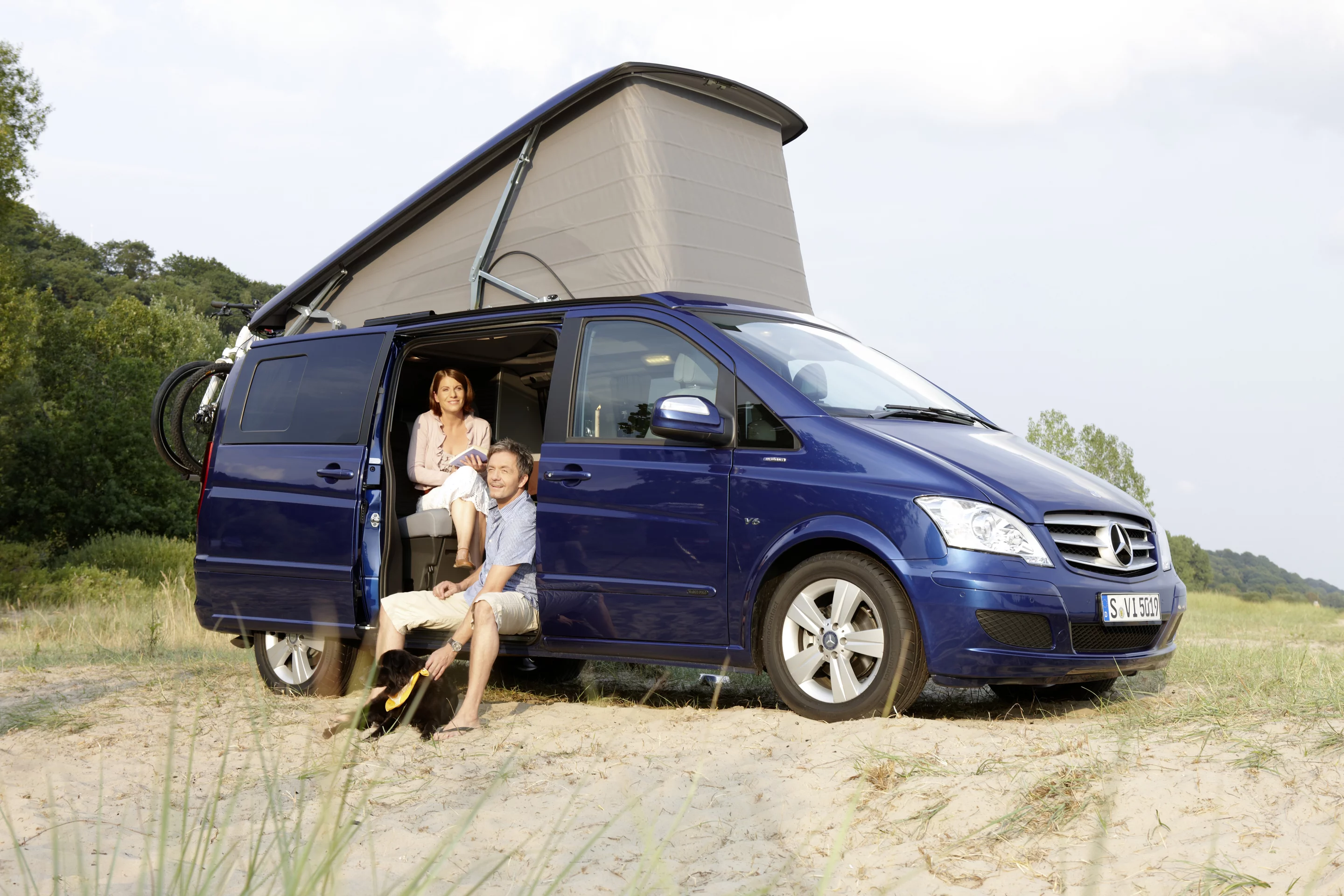 The Mercedes-Benz Viano Marco Polo Edition in the field (Photo: Mercedes-Benz)