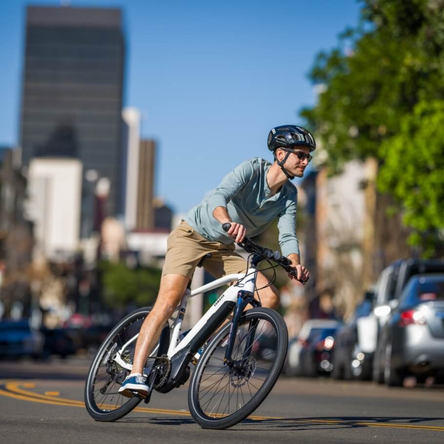 The CrossCore RC is described as a "versatile lifestyle and fitness-focused bike with a flat handlebar, ergonomic grips and a riding position made for extended fitness, commuting, and any journey one desires"