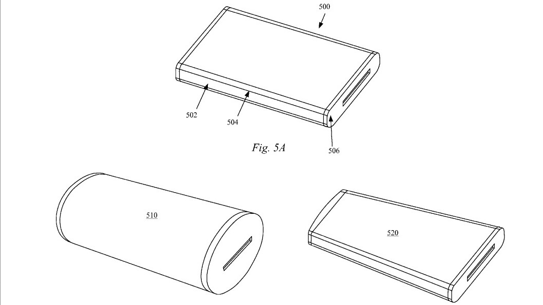 Several form factors are shown in the patent