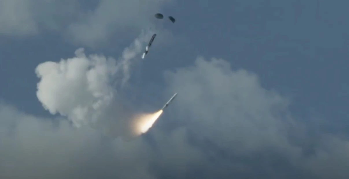 The hypersonic missile being launched for Stellar Banshee