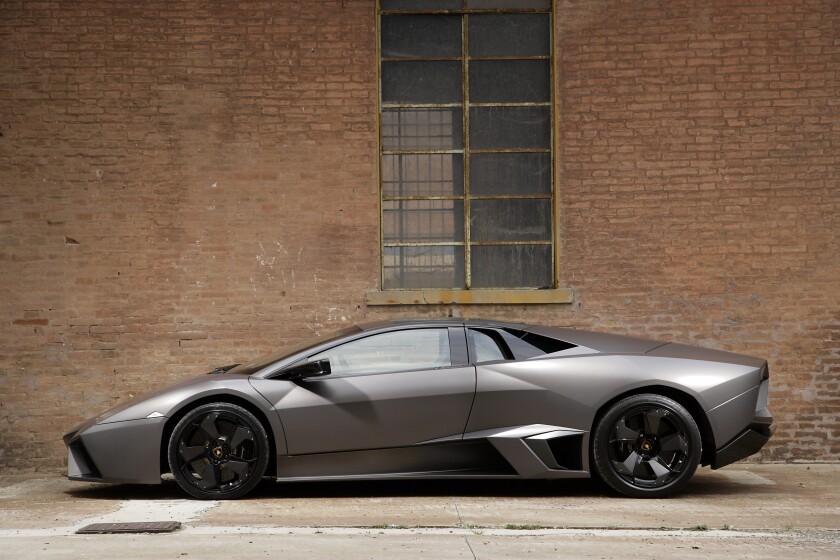 Signature angular lines of sharpness, a limited production run of 20 units, and a one million euro price tag ensured the Reventon as a collectors special