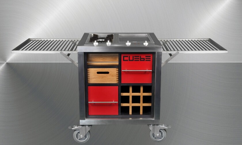 The Cuebe outdoor kitchen by ROB Gmbh
